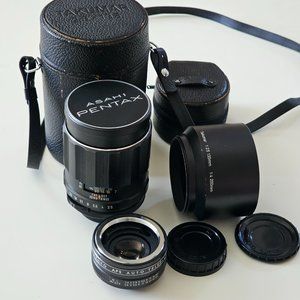 Asahi PENTAX Super Takumar 135mm f2.5 M42 MF Lens w/ Kenko teleplus converter